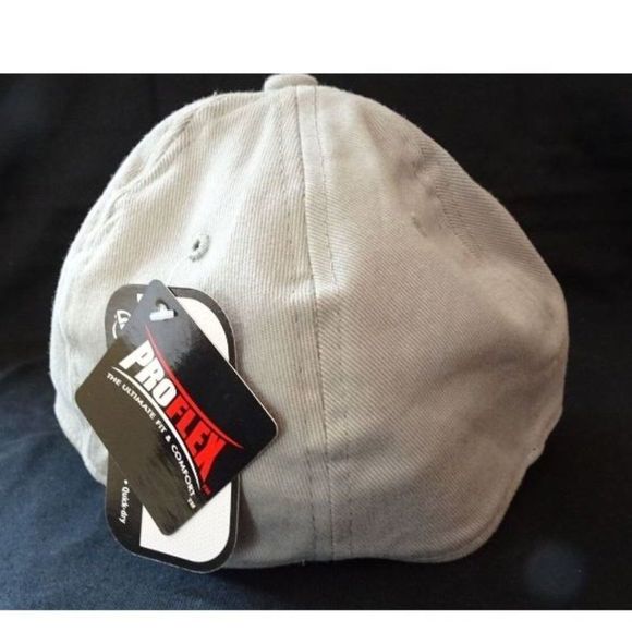 New ProFLex Baseball Cap - Grey - Lot of 5 Caps - Picture 5 of 9